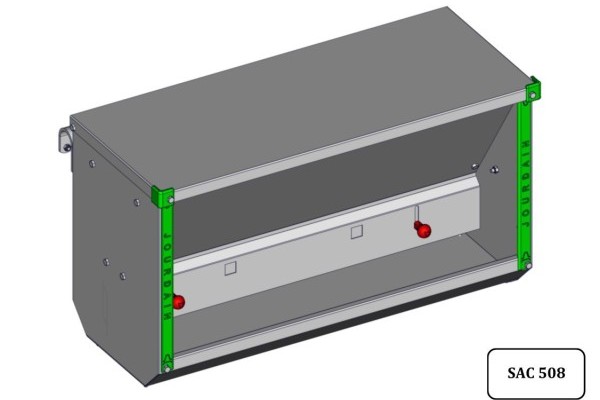 Imagen  Tolva para colgar en barrera, 1,20 m